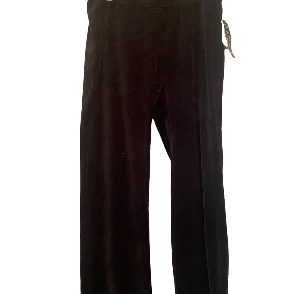 PRICED TO MOVE!! Style & Co Black Velour Hoodie Track Suit w Rhinestone Accents - Picture 13 of 15